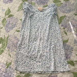 Beaufort Bonnet Girls Blue Floral Dress